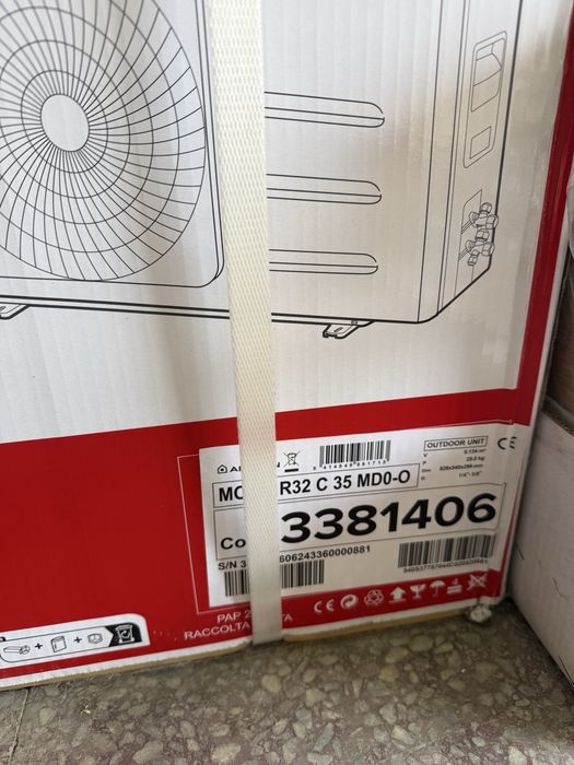 Klimatyzator Ariston ALYS R32 3.5 kW – nowy, kompletny zestaw
