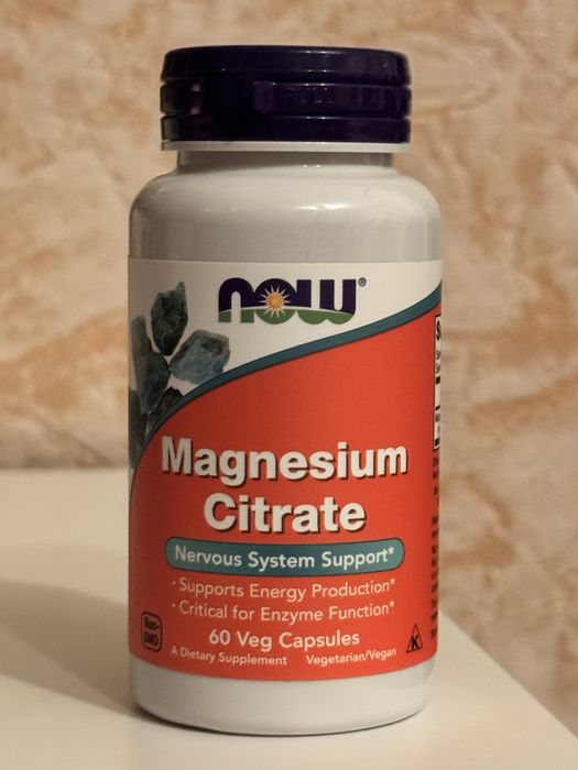 Magnesium citrate 60 капсул для нервової системи