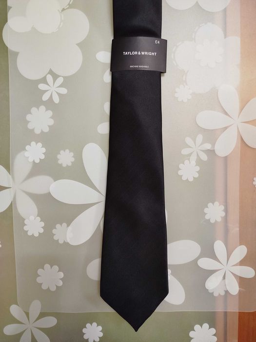 Краватка чорна Taylor & Wright