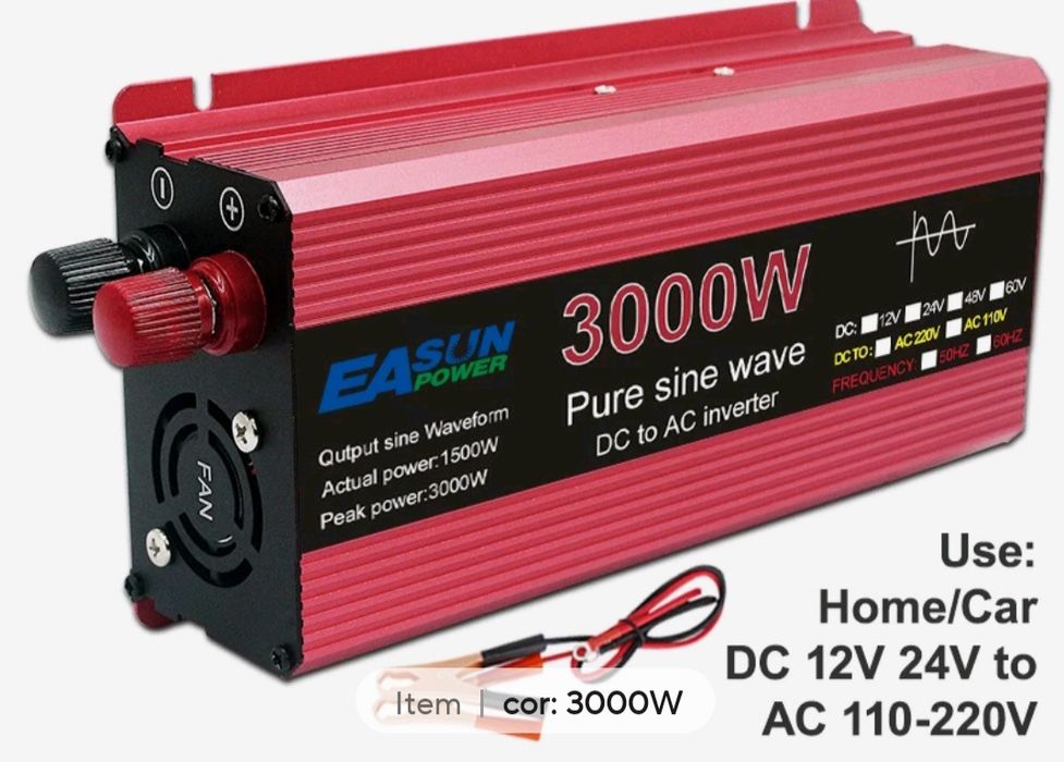 Conversores 12v ou 24v 220v