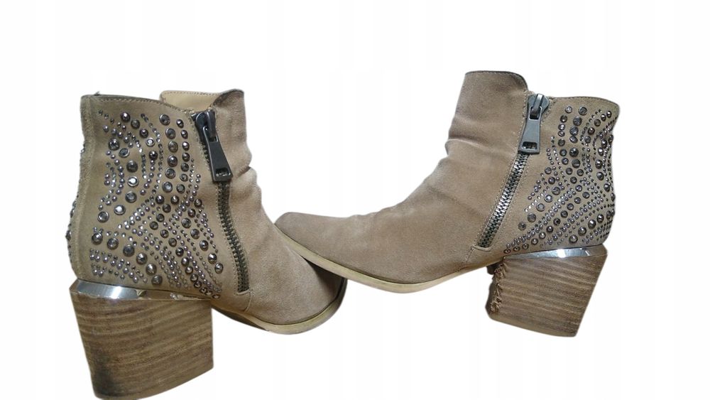 Alma En Pena 38 Buty Damskie Botki Skórzane V21121 T1244