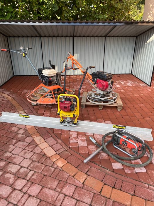 Wypożyczalnia sprzętu budowlanego ogrodowego, zagęszczarka, agregat