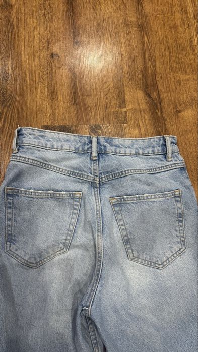 Блакитні джинси wide leg