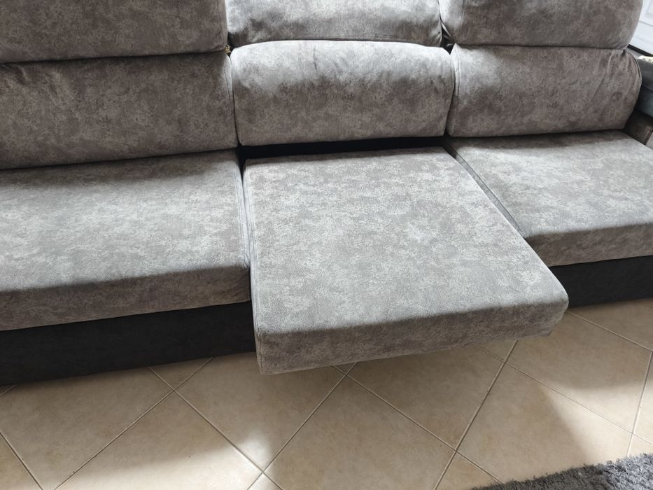 Conjunto sofás microfibra