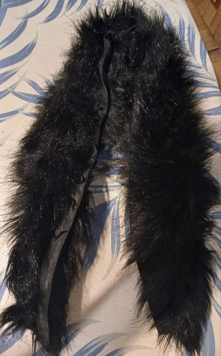 Мех-опушка 100% чернобурка на капюшон,мех на воротник.
