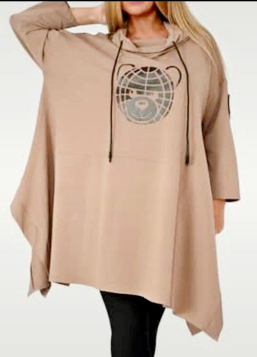 Tunika bluza Sasha Ferano beż rozm.48/52