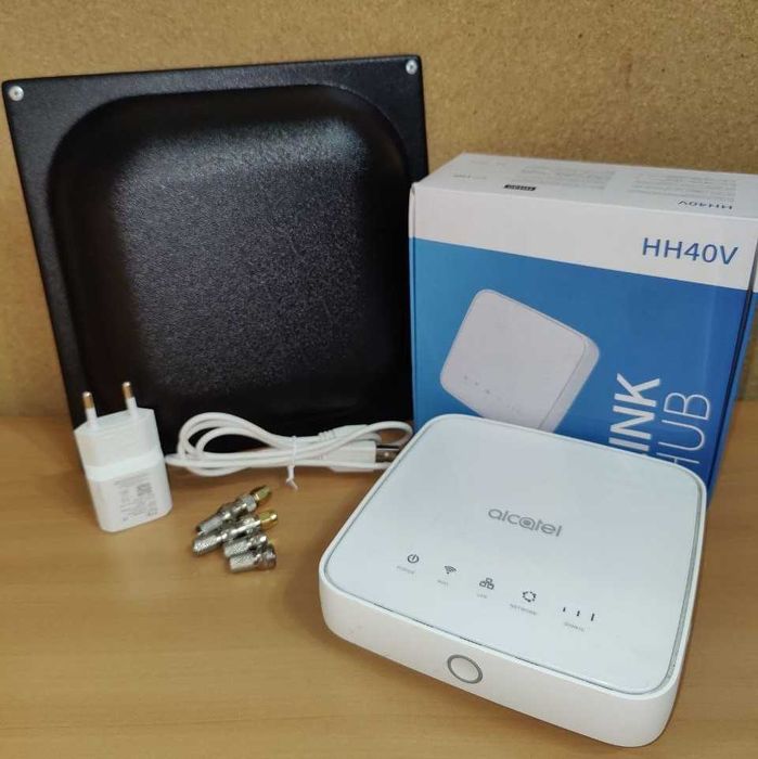 4G комплект інтернету для дому та дачі. Працює від павербанка.
