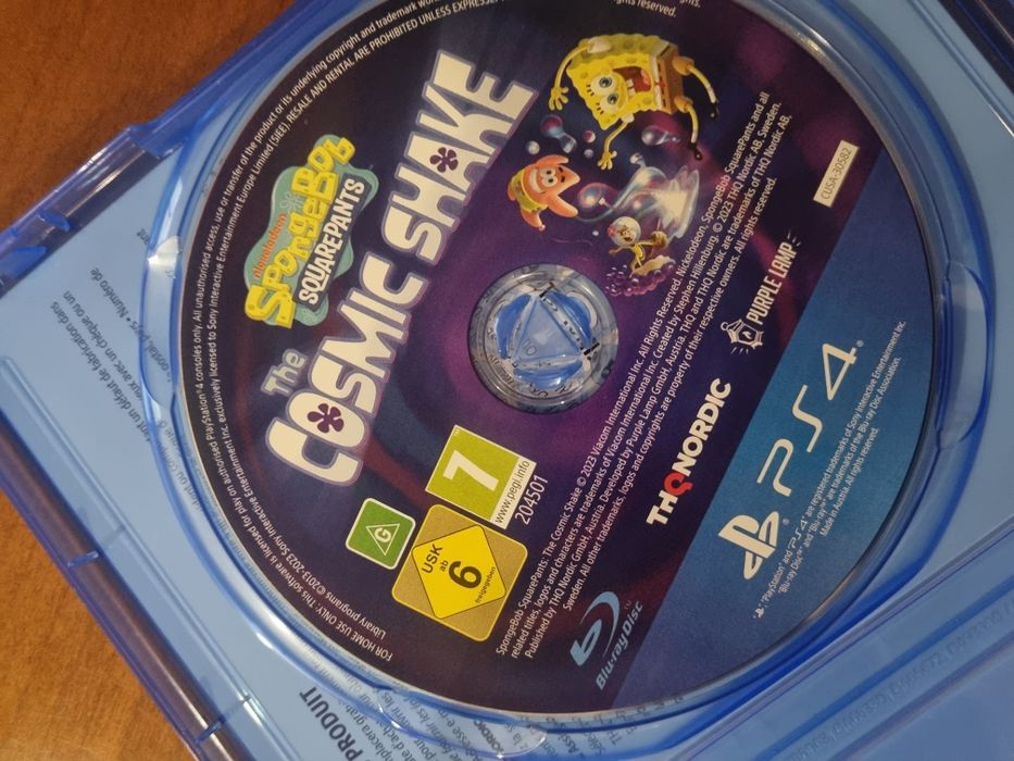 Ps4 spongebob  the cosmic shake