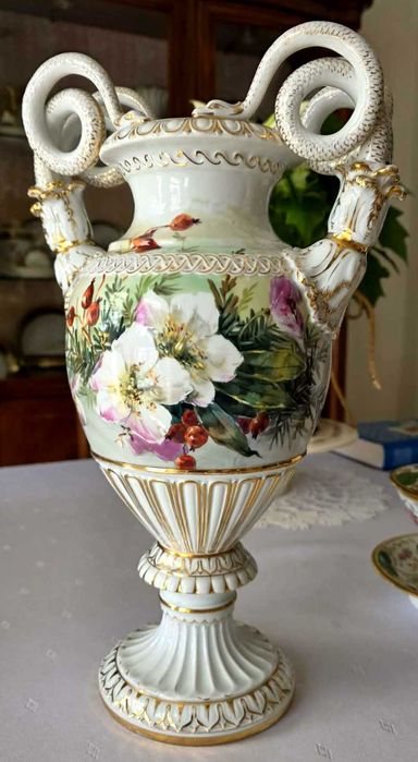 Meissen Teichert , Miśnia wężowy wazon Snake