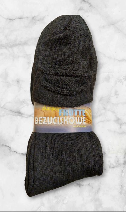 Skarpety męskie frotte Bezuciskowe