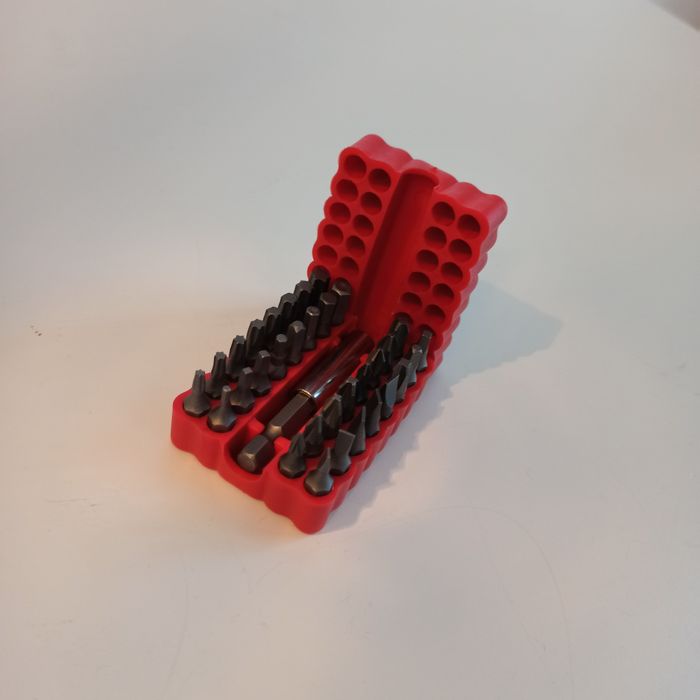 Wkrętarka akumulatorowa + zestaw bitów 32 sztuki