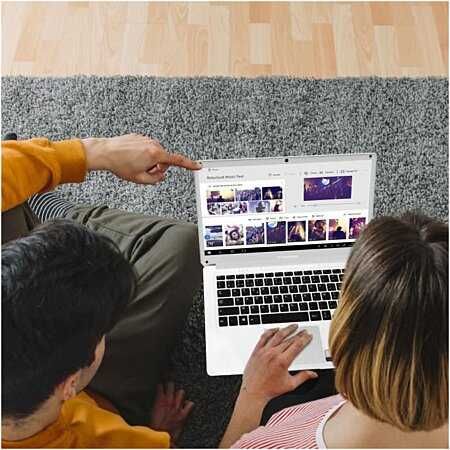 Laptop Thomson 14'' HD Intel Quad Core 4 GB de RAM 128 GB eMMC Branco