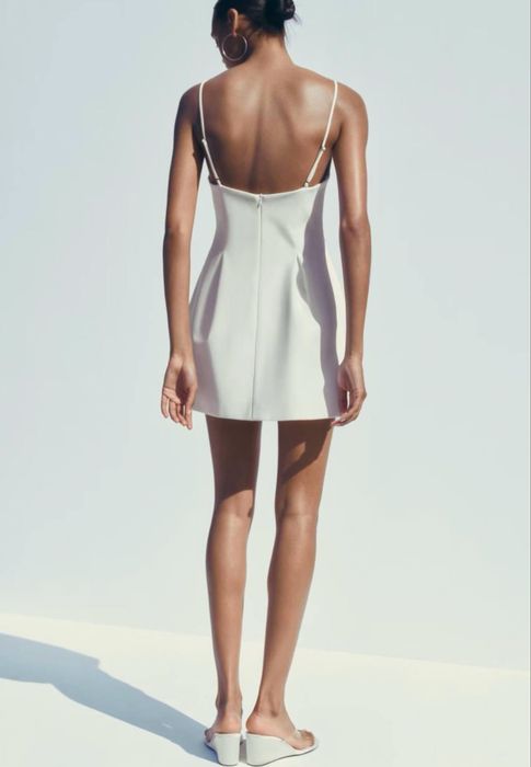 Сукня біла коктельна ZARA