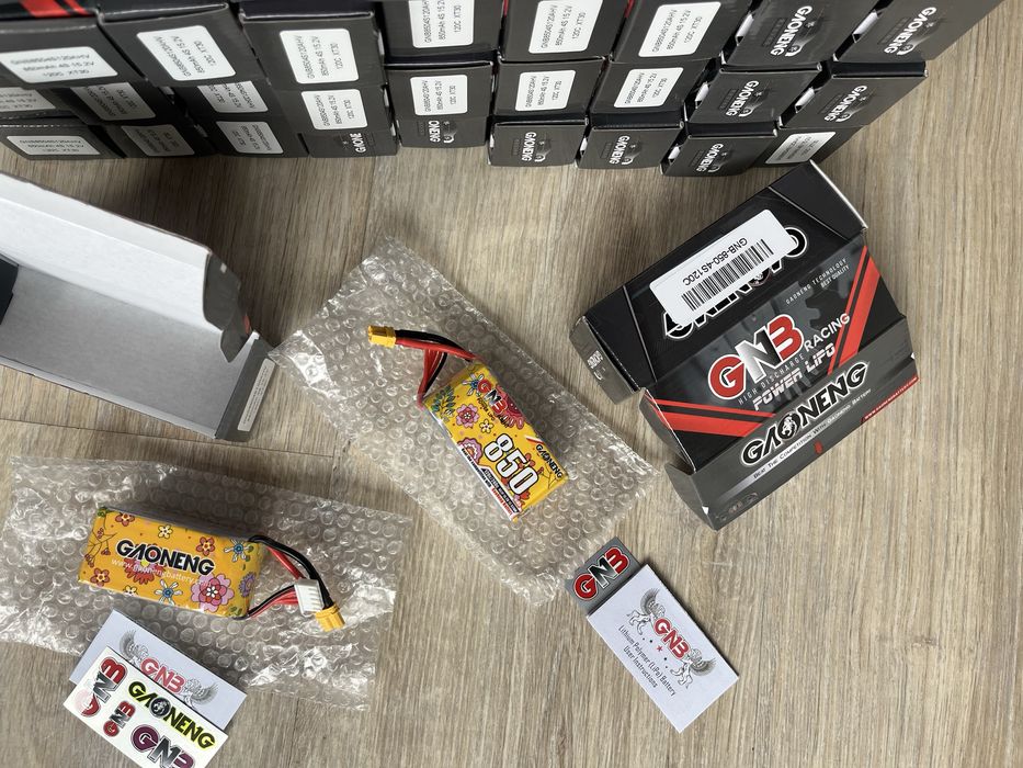 GNB Gaoneng 4s 850mah 120c LiHV xt30 - bateria FPV
