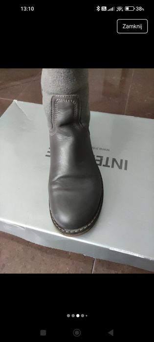 Sprzedam kozaki damskie skórzane