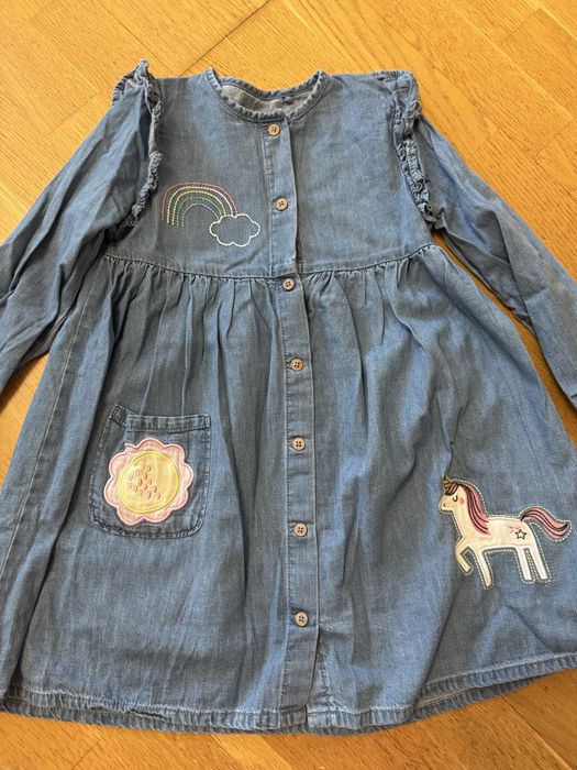 Джинсове плаття 6-7 років