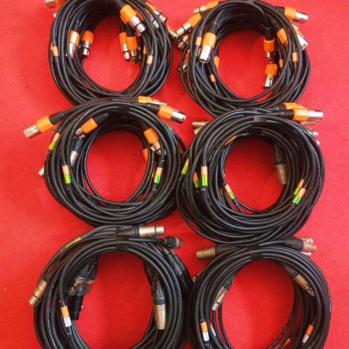 Cabos sinal XLR / DMX por medida, personalizados