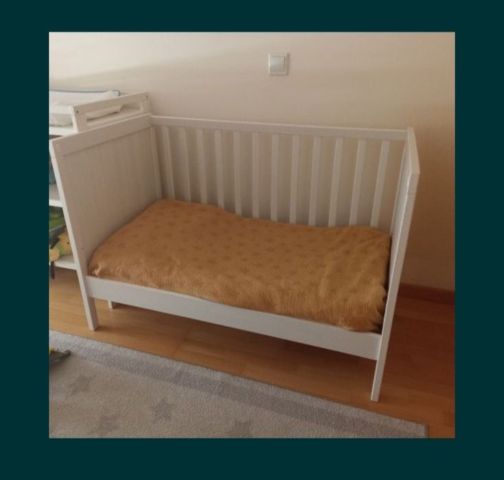 Berço / modelo Sundvik ikea+colchão