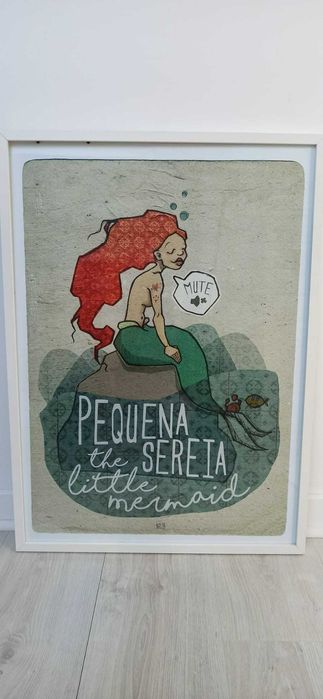 Quadro/Poster - Pequena Sereia (50x70)