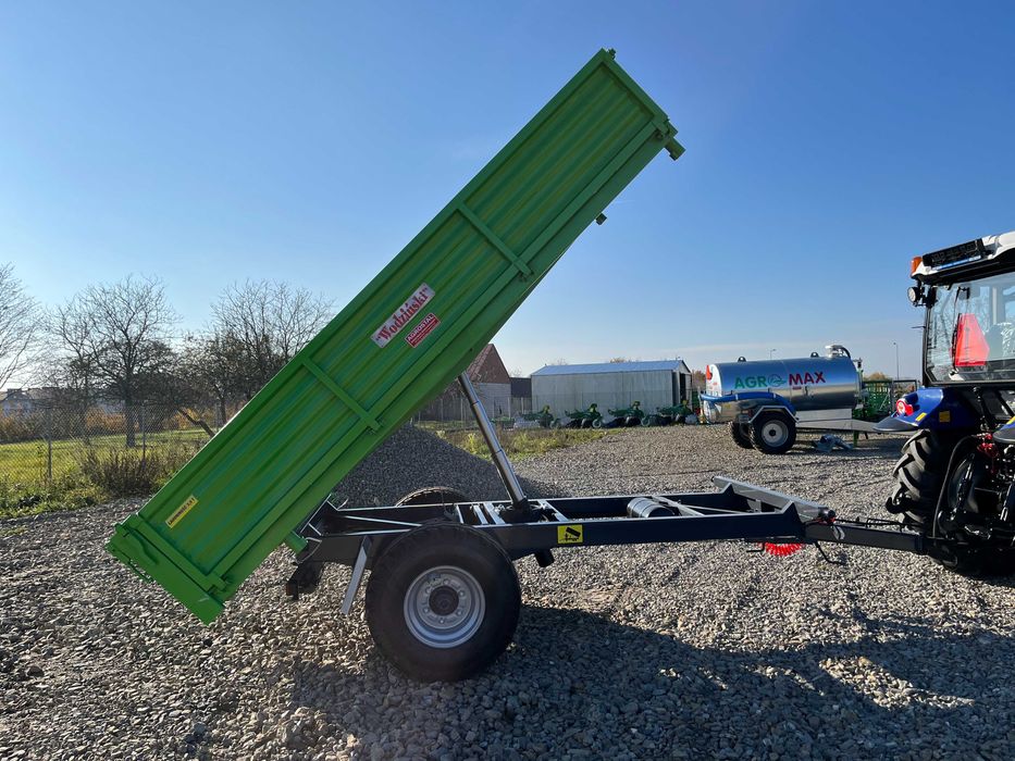 Przyczepa rolnicza 1-osiowa 3,5 tony Wodziński WTP1W1 "Od ręki"