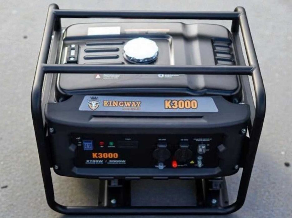 АКЦІЯ Генератор бензиновий Kingway K3000 220В 3кВт Новий мідна обмотка