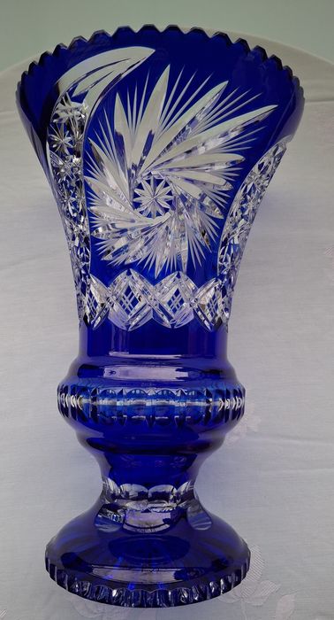 Ваза кольоровий кришталь