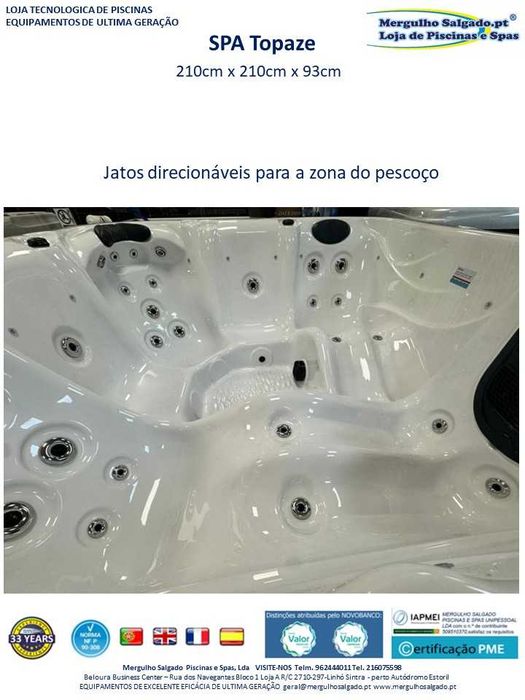Spa Topaze - 5.719,00€ - Mergulho Salgado Piscinas e Spas