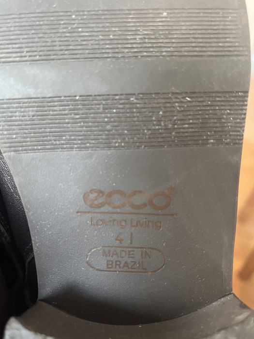 Skórzane Botki Ecco, rozm. 41