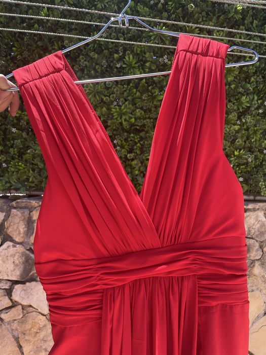 Vestido de cerimónia (vermelho)