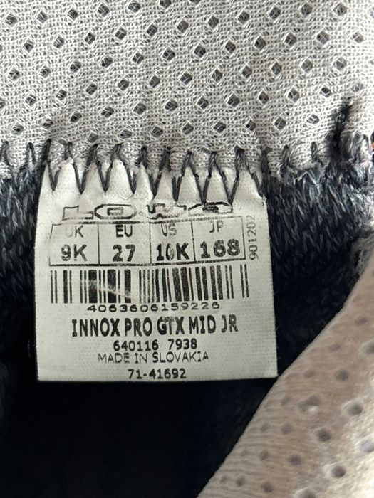 Lowa Innox Gore-Tex 27 розмір дитячі черевики ботинки сапоги оригінал