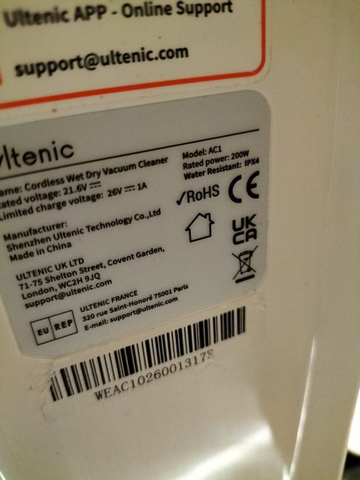 Odkurzacz mopujacy utlenic ac1 Elite
