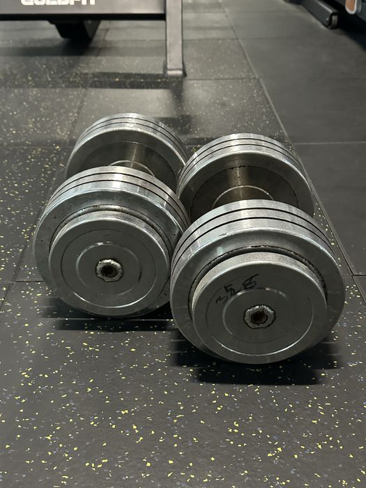 Halteres 35kg em ferro, negociável