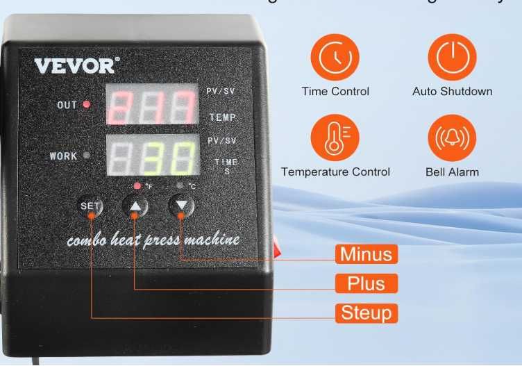 Maquina Estampar 8 em 1 NOVA