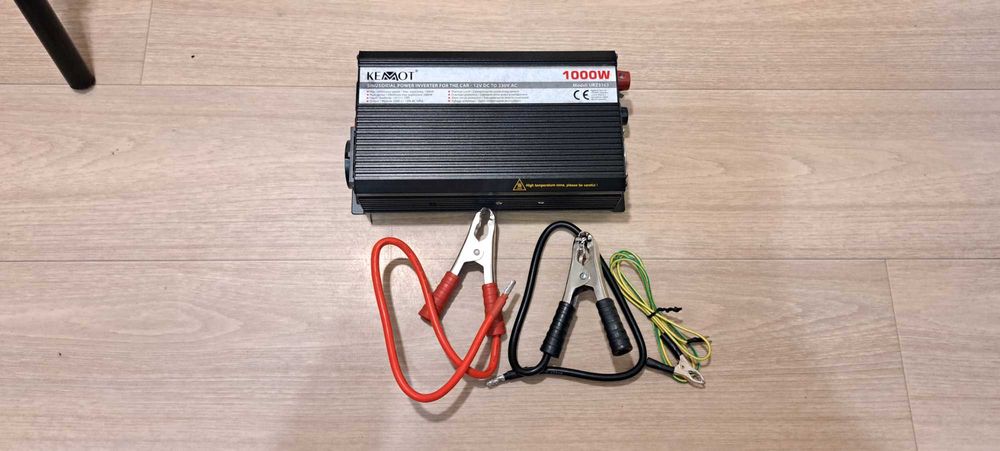 KEMOT 3163-інвертор, перетворювач напруги 12 вольт 220 вольт, 1 кВт.