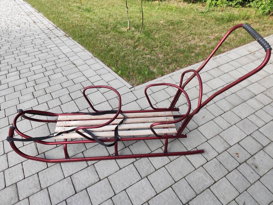 Sanki podwójne z pchaczem w dobrym stanie