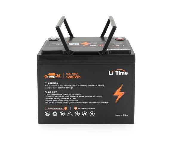 Аккумуляторная батарея Li-TIME Group 24 LiFePO4 12.8 100Ач 1280Wh