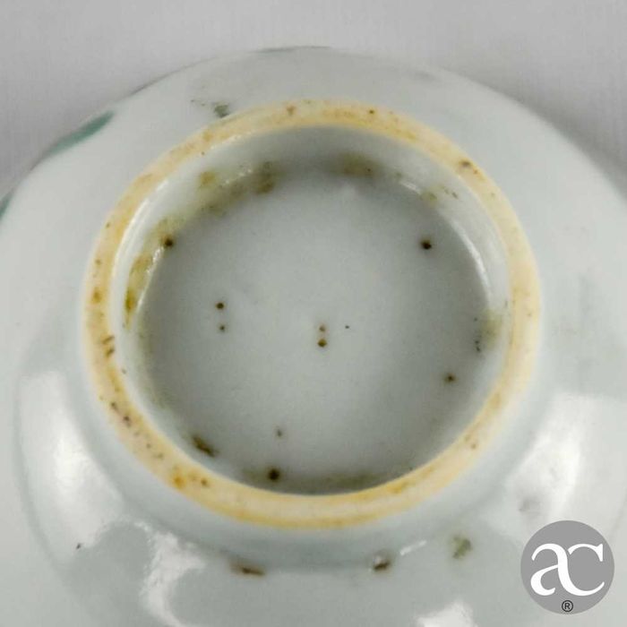 Taça em porcelana da China Família Verde, período Qianlong, séc. XVIII