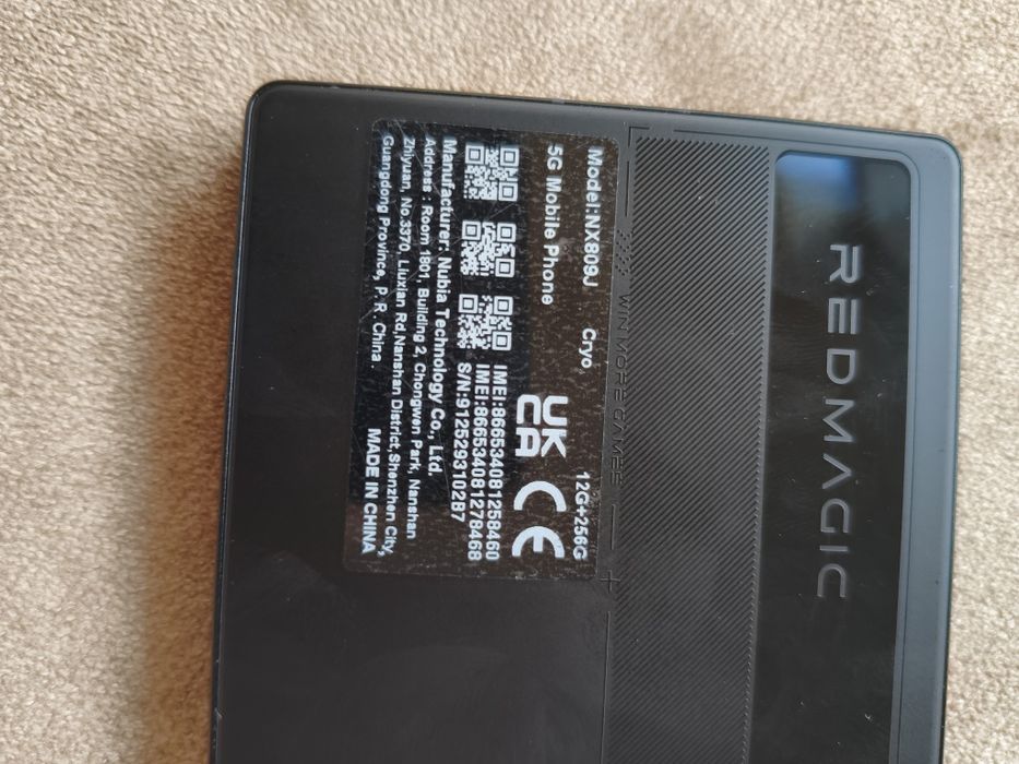 Uszkodzony Redmagic 11 Pro Cryo