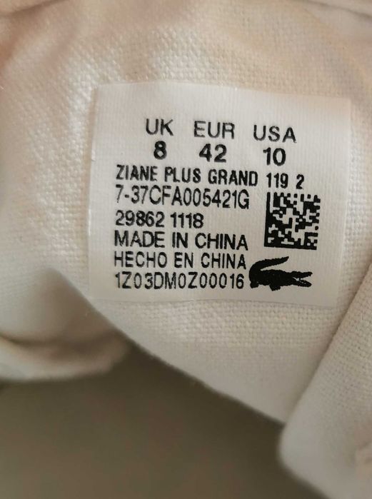 Buty Lacoste r. 42