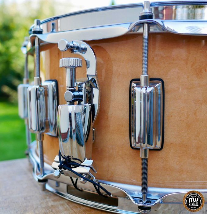 ‼️ Werbel Rogers Birdseye Maple 14” x 6,5” Vintage ‼️