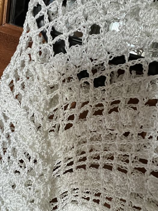 Casaco de croché feito à mão