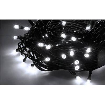 Lampki choinkowe 100 LED 10m białe zimne