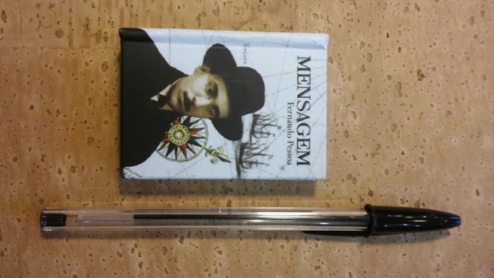 Conjunto Mini Livro "Mensagem" mais baralho "Fernando Pessoa"