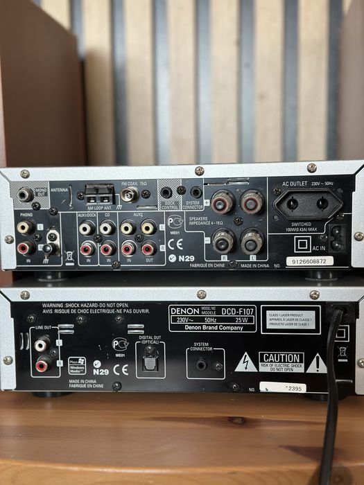 Wieża DENON D-F107 – DRA-F107 + DCD-F107 + SC-F107 – Hi-Fi