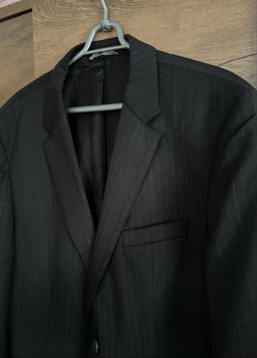 Hugo Boss Marynarka 100% Wełna Virgin Wool Lanificio Tesse 52 L/XL Pinstripe