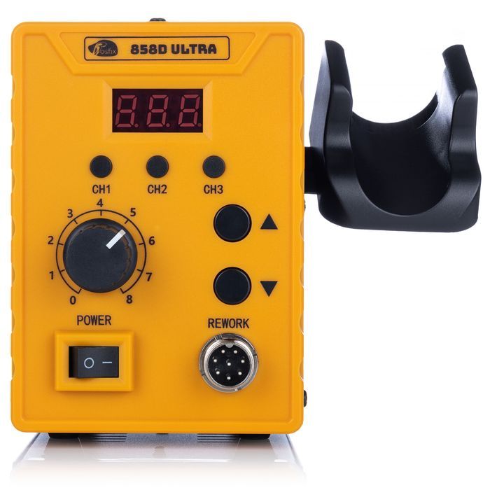 Stacja Lutownicza Rosfix 858D Ultra | 700W, 100-500°C, 120 l/min