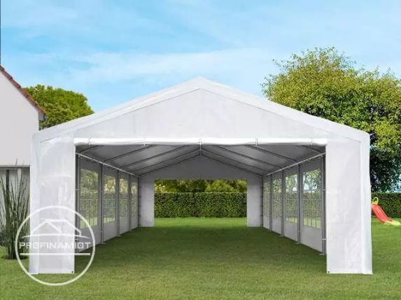 4x8 m Namiot imprezowy ogrodowy PE 350 N biały gratis wysyłka