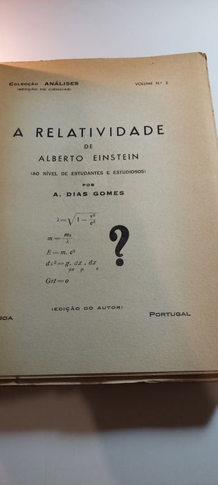 A Teoria da Relatividade de Alberto Einstein - A. Dias Gomes