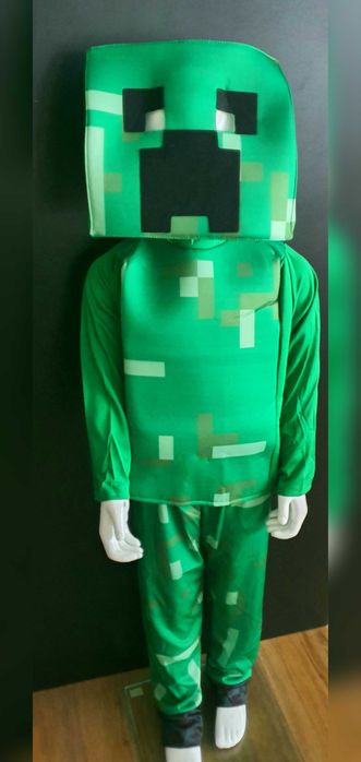 90-110 Strój kostium przebranie na Bal Strój karnawał Minecraft