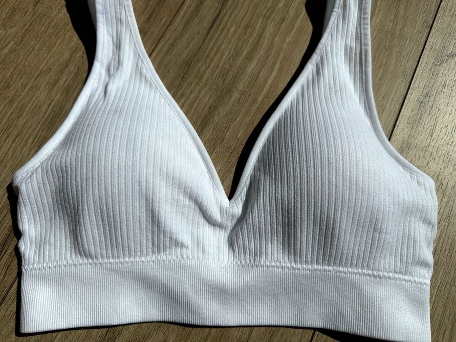 Primark biustonosz prazek bialy XS